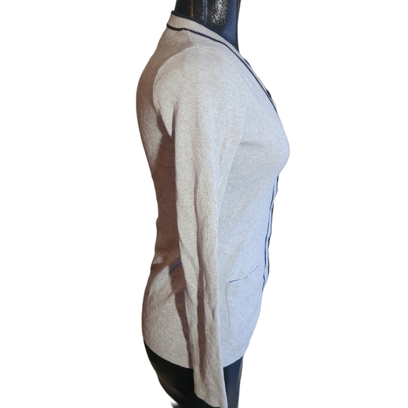 Tommy Hilfiger Grey Button Up Cardigan XS - Picture 4 of 7